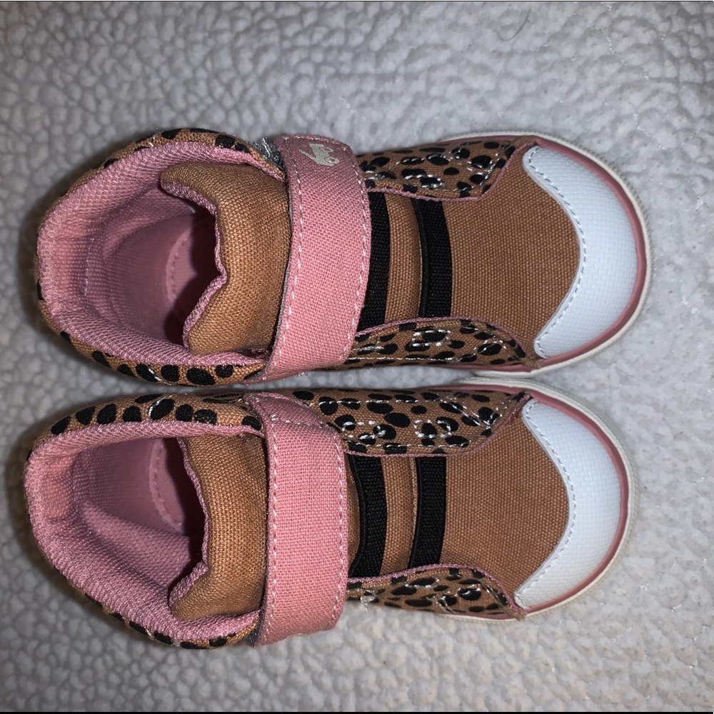 Spotted Leopard high top sneakers